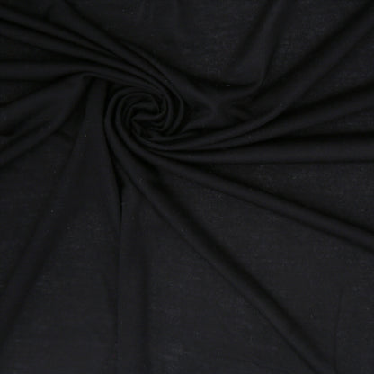 Black Micro Modal Jersey Detail
