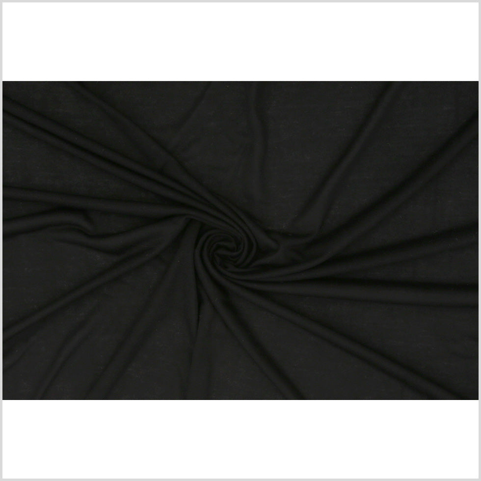 Black Micro Modal Jersey Full