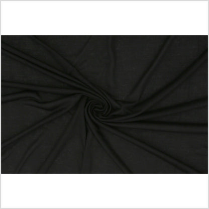 Black Micro Modal Jersey Full