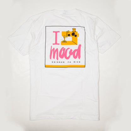 White I Sew Mood T-Shirt - Detail