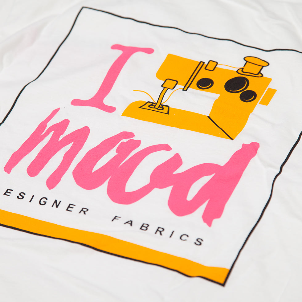 White I Sew Mood T-Shirt - Full