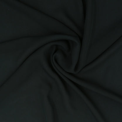 Forest Green Silk Georgette