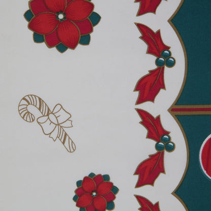 Christmas Tablecloth Polyester Woven Fabric Detail