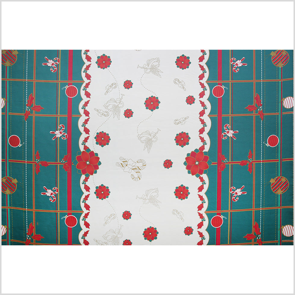 Christmas Tablecloth Polyester Woven Fabric Full