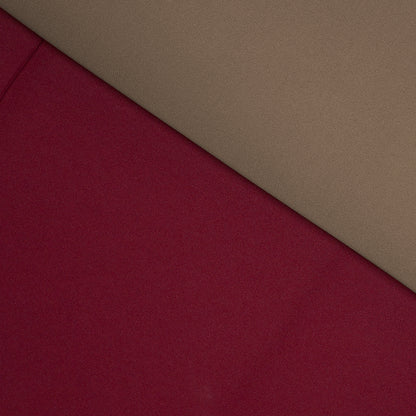 Bordeaux/Breen Double-Faced Neoprene/Scuba Fabric