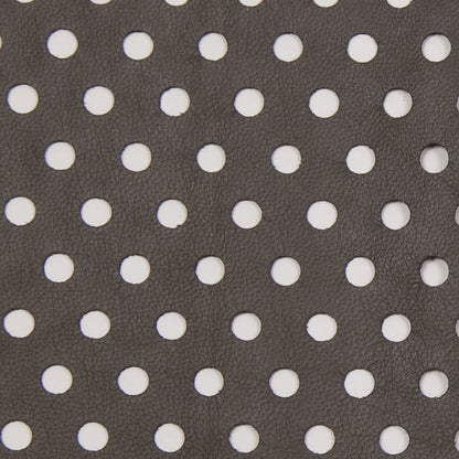 Small Army Green Perforated Lamb Leather Detail