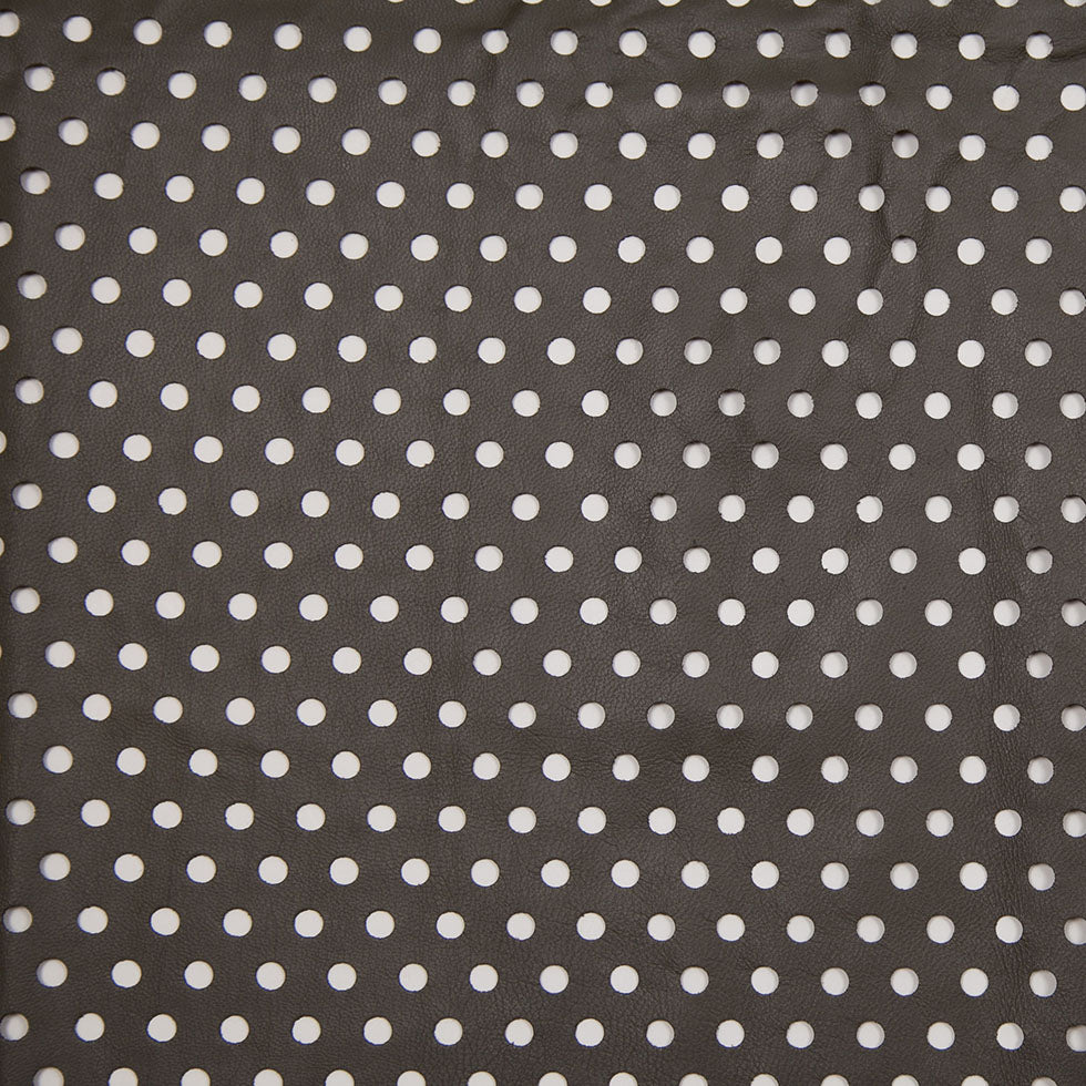 Small Army Green Perforated Lamb Leather