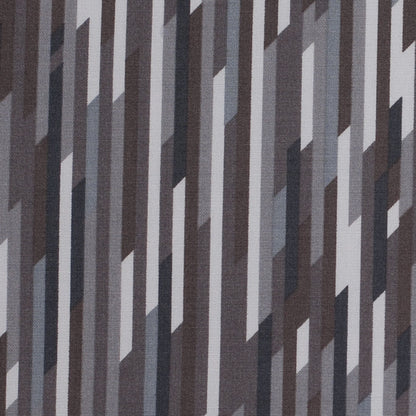 Liberty Of London Mike Gray/Blue/Brown Stretch Cotton Poplin Detail