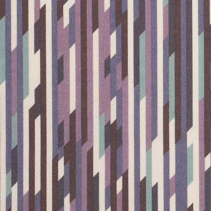 Liberty Of London Mike Purple/Blue Stretch Cotton Poplin Detail