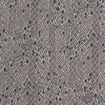 Liberty of London Roderick Green/Gray Cotton Poplin Detail