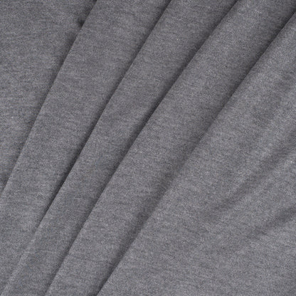 Heathered Gray Viscose Jersey Folded