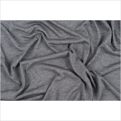 Heathered Gray Viscose Jersey Full