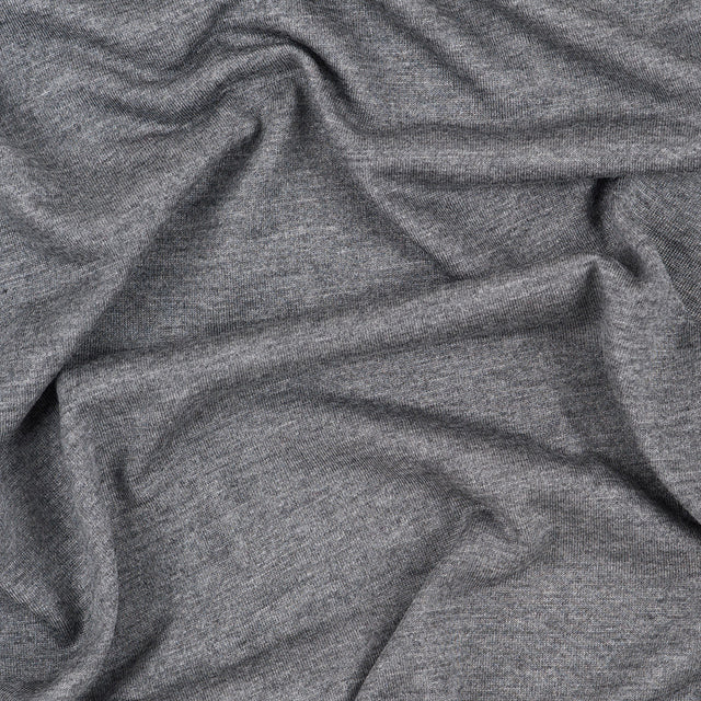 Heathered Gray Viscose Jersey