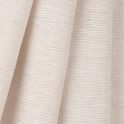 Bisque Textural Striated Blended Linen Woven Folded