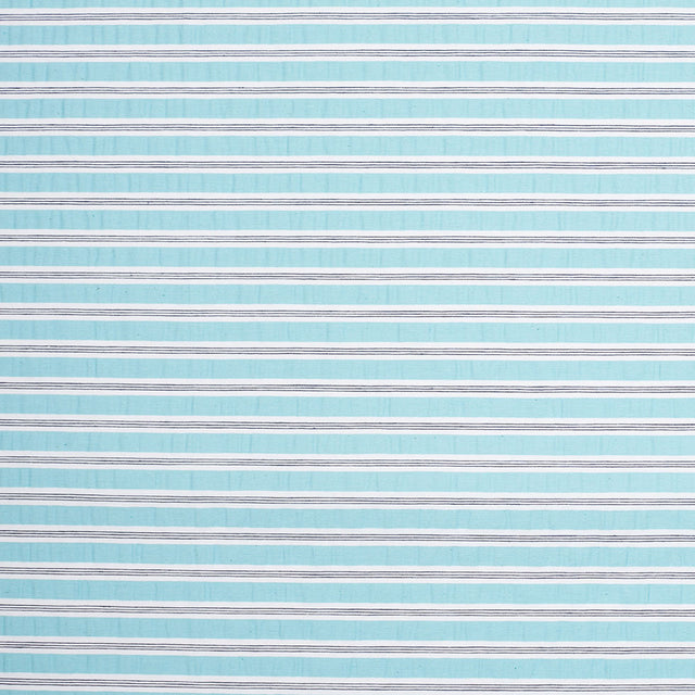 Blue Radiance Blended Cotton Stripe