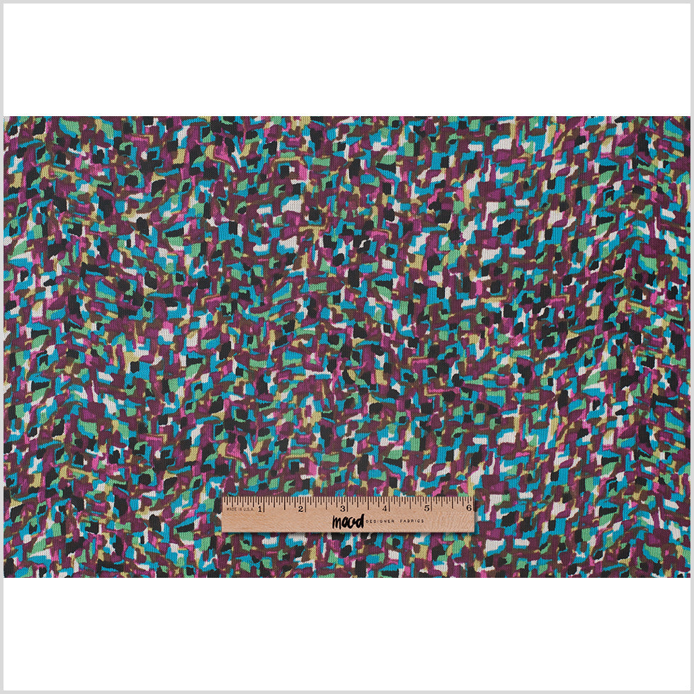 Multicolor Blended Cotton Stretch Mesh - Full