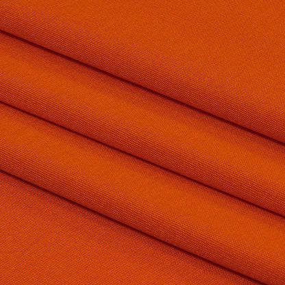 Carrot Luminous Stretch Polyester Tricot - Folded