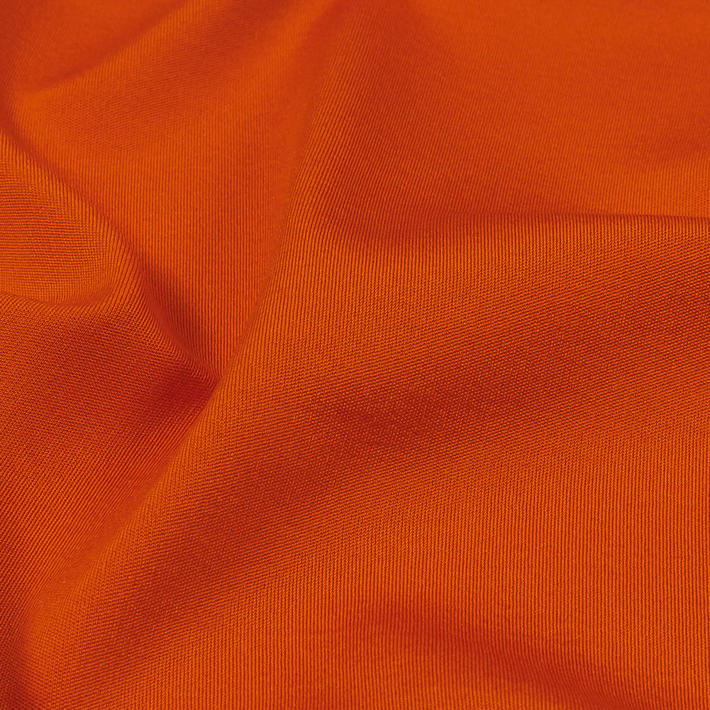 Carrot Luminous Stretch Polyester Tricot - Detail