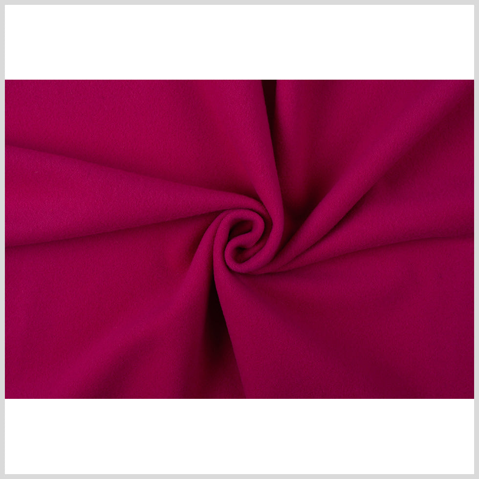 Wool/Cashmere Coating - Fuchsia, Made in Italy - Alberini Collection - Full