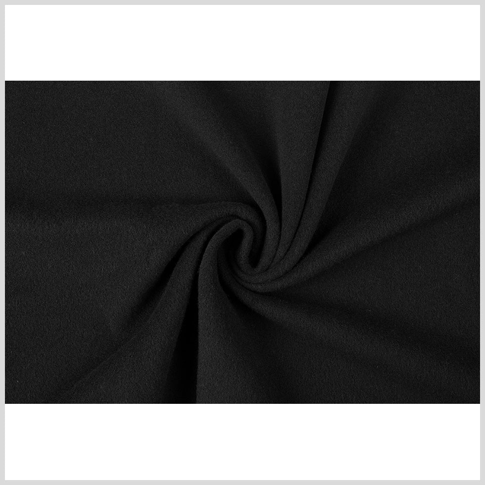 Wool/Cashmere Coating - Black, Made in Italy - Alberini Collection - Full