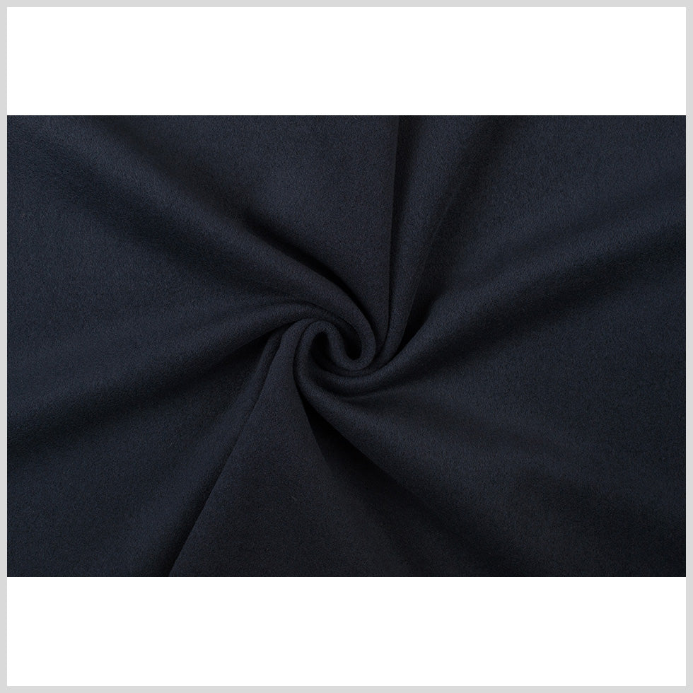 Wool and Cashmere Coating Made in Italy - Navy - Alberini Collection - Full