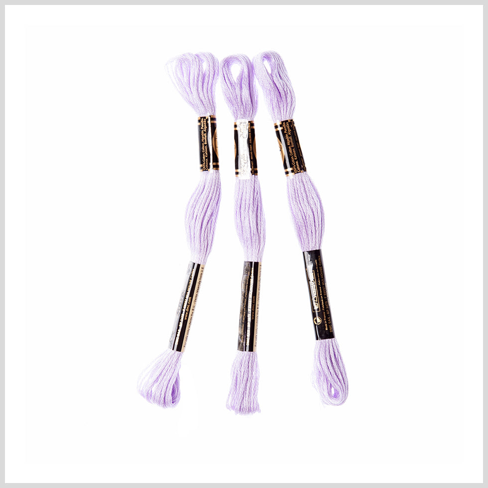 3-Pack DMC Size 6 Embroidery Floss #211 Light Lavender