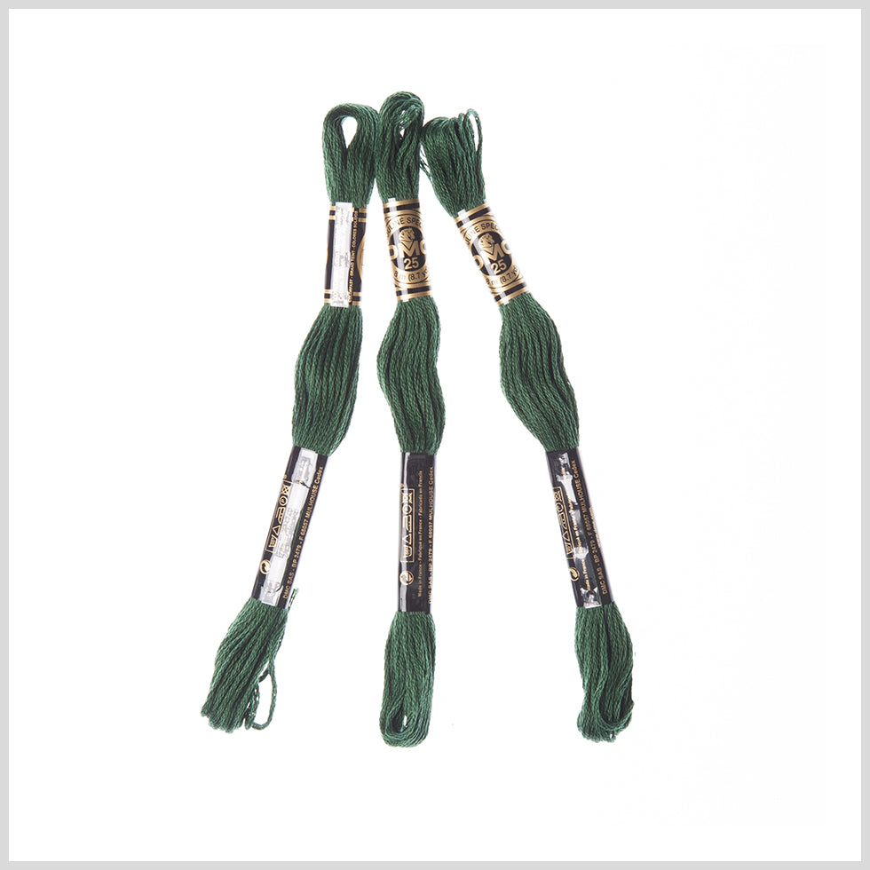 3-Pack DMC Size 6 Embroidery Floss #319 Posy Green