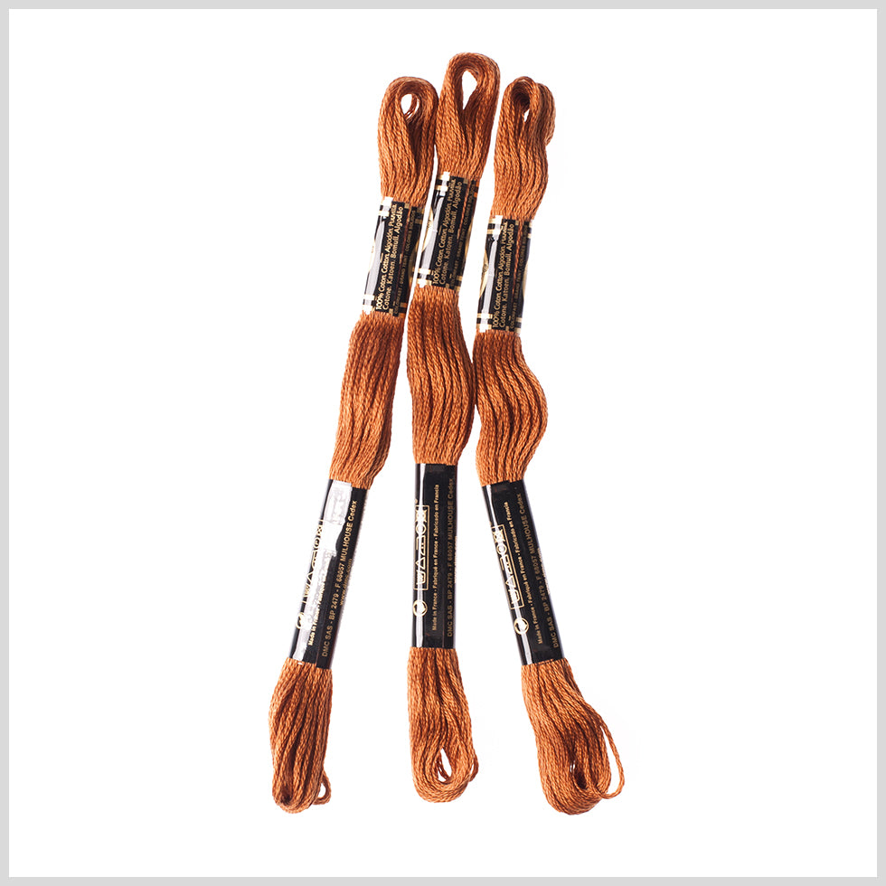 3-Pack DMC Size 6 Embroidery Floss #434 Cashew