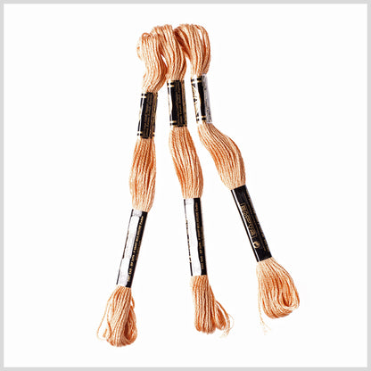 3-Pack DMC Size 6 Embroidery Floss #437 Light Tan