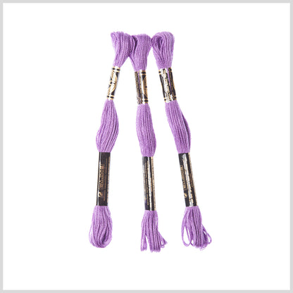 3-Pack DMC Size 6 Embroidery Floss #553 Violet