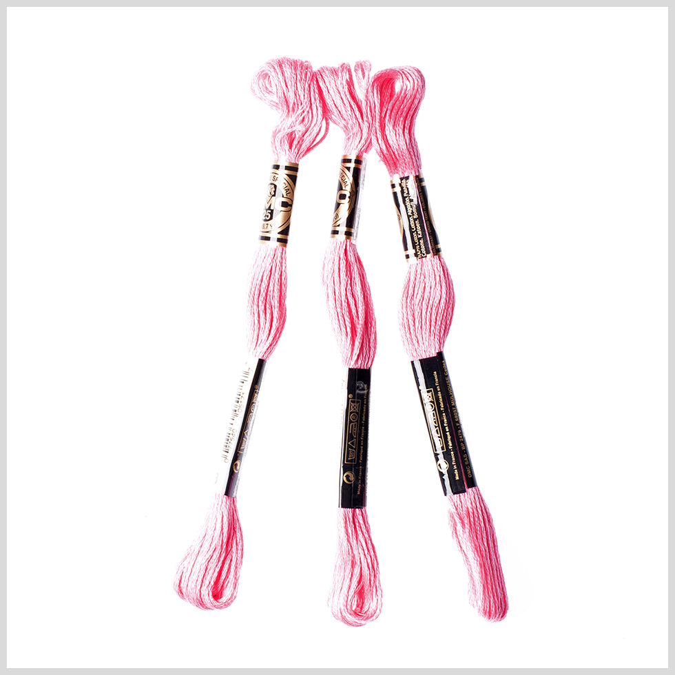 3-Pack DMC Size 6 Embroidery Floss #603 Aurora Pink
