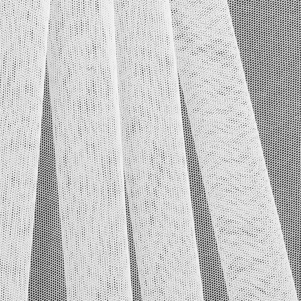Cotton Bobbinet Tulle Made in England - White Folded