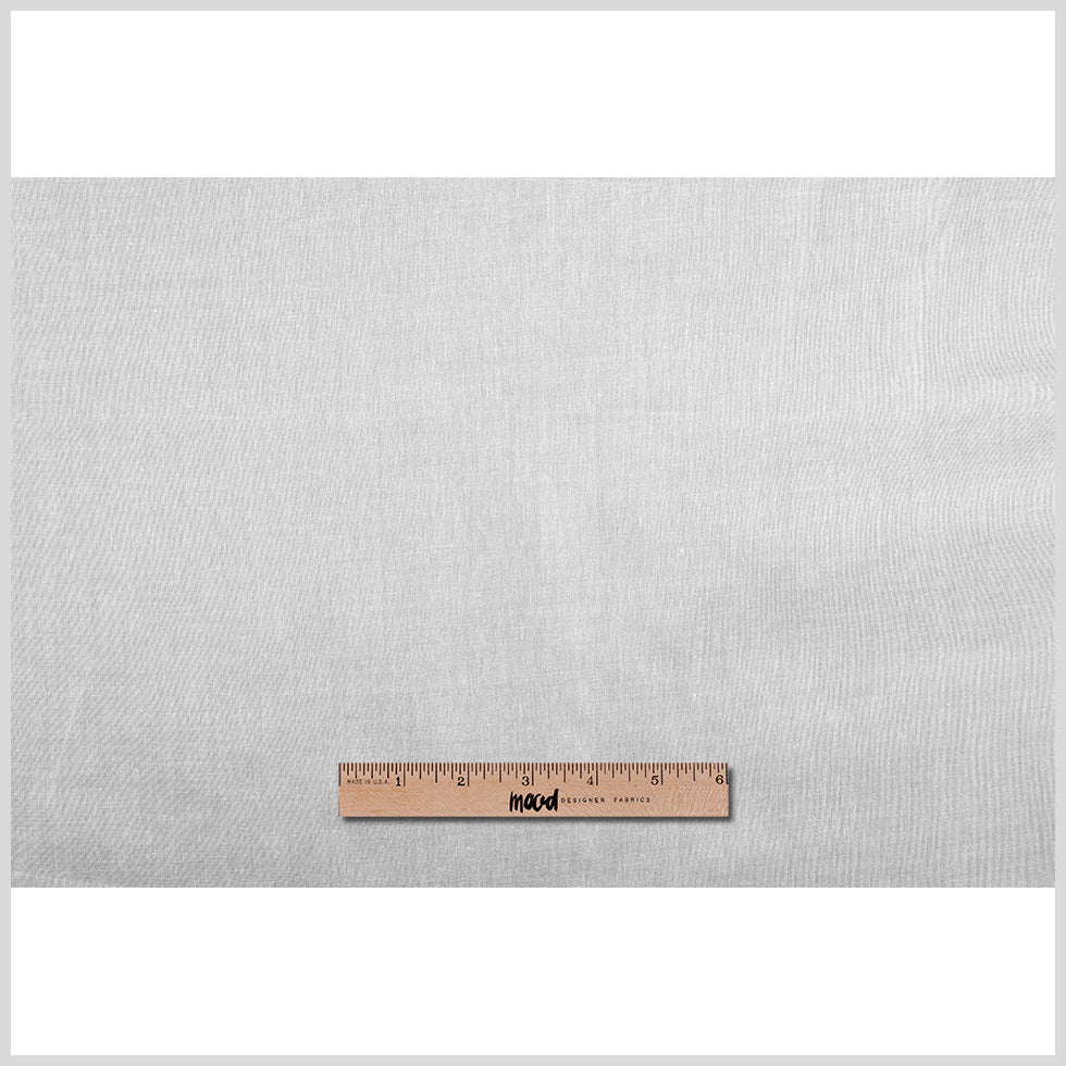 Italian White Pima Cotton Organdy Folded