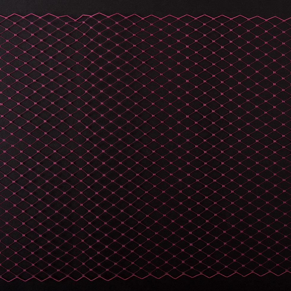 9 Fuchsia Nylon Russian Veiling