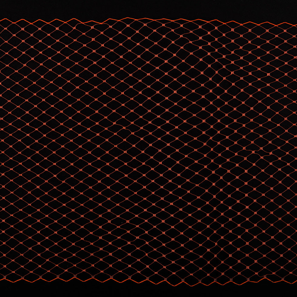 9 Tangerine Nylon Russian Veiling