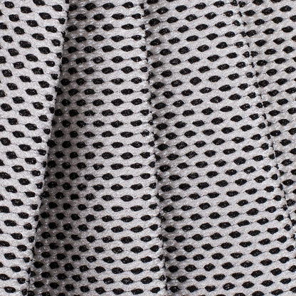 Prabal Gurung Black/White Polka Dotted Acrylic Woven Folded