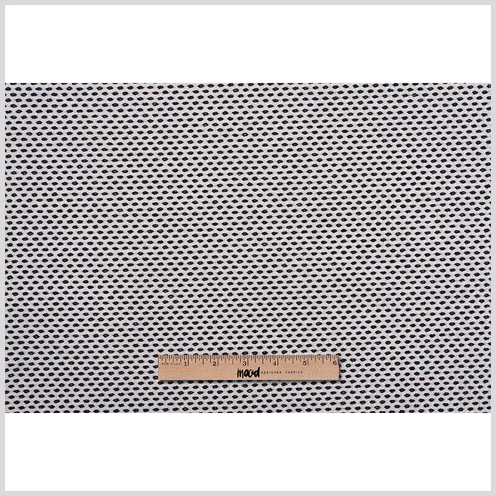 Prabal Gurung Black/White Polka Dotted Acrylic Woven Full