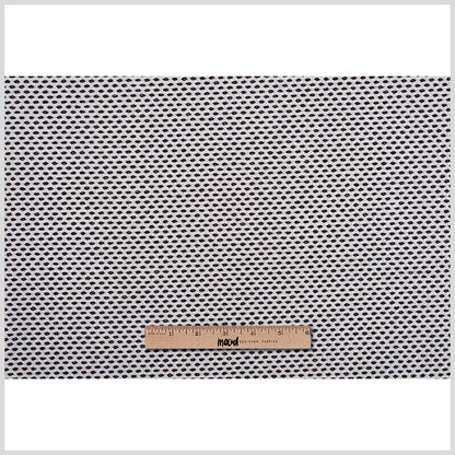 Prabal Gurung Black/White Polka Dotted Acrylic Woven Full
