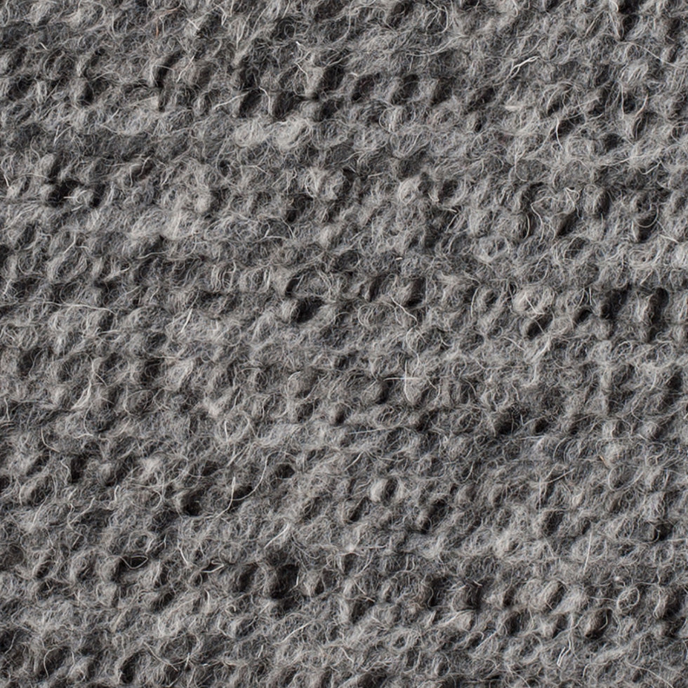 Herno Black/White/Gray Wool Knit Detail