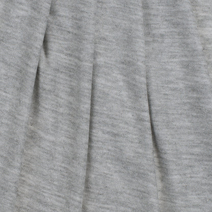 Heathered Gray Stretch Viscose Jersey Folded