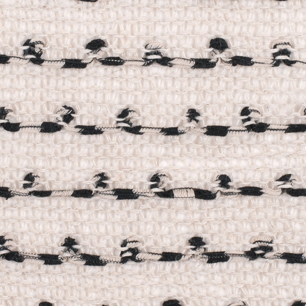 Peyote/Black Spotted Cotton Blended Wool Knit Full