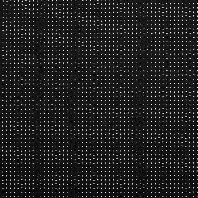 Turtledove/Black Geometric Stretch Cotton Jacquard