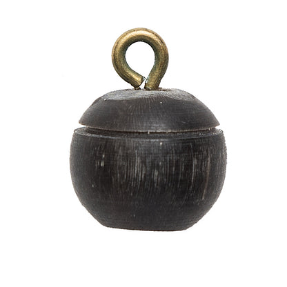 Dark Brown Horn Shank-Back Button - 20L/12.5mm