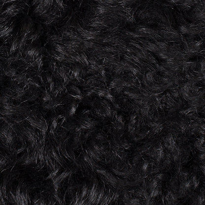 Theory Small Black Lamb Fur Detail