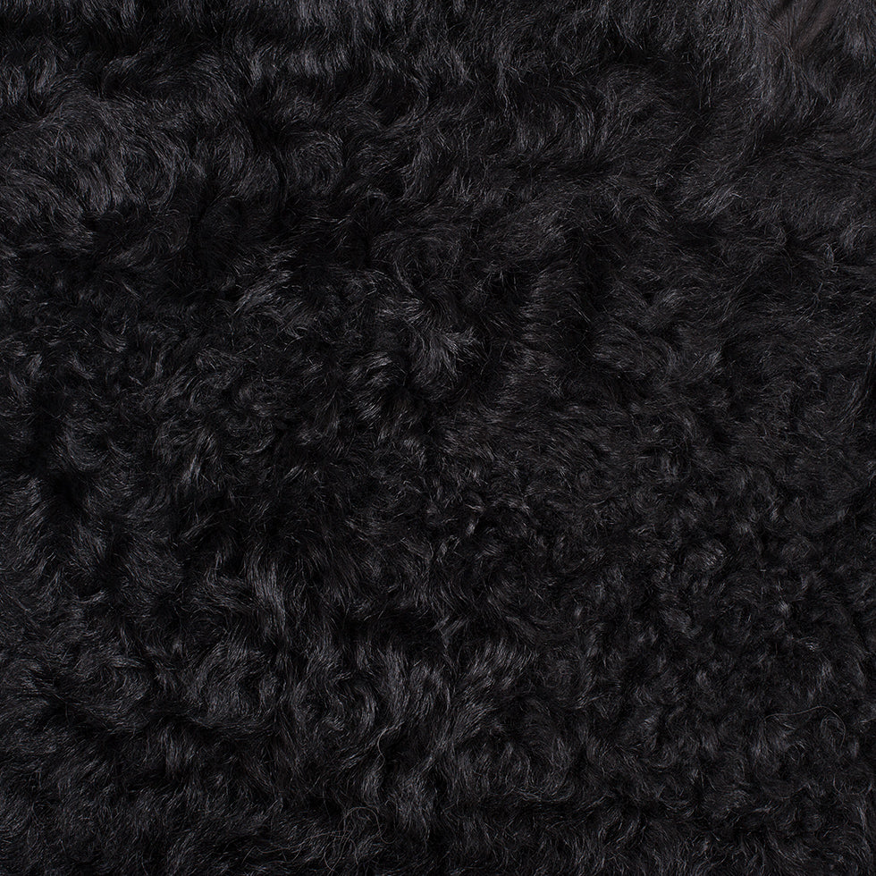 Theory Small Black Lamb Fur