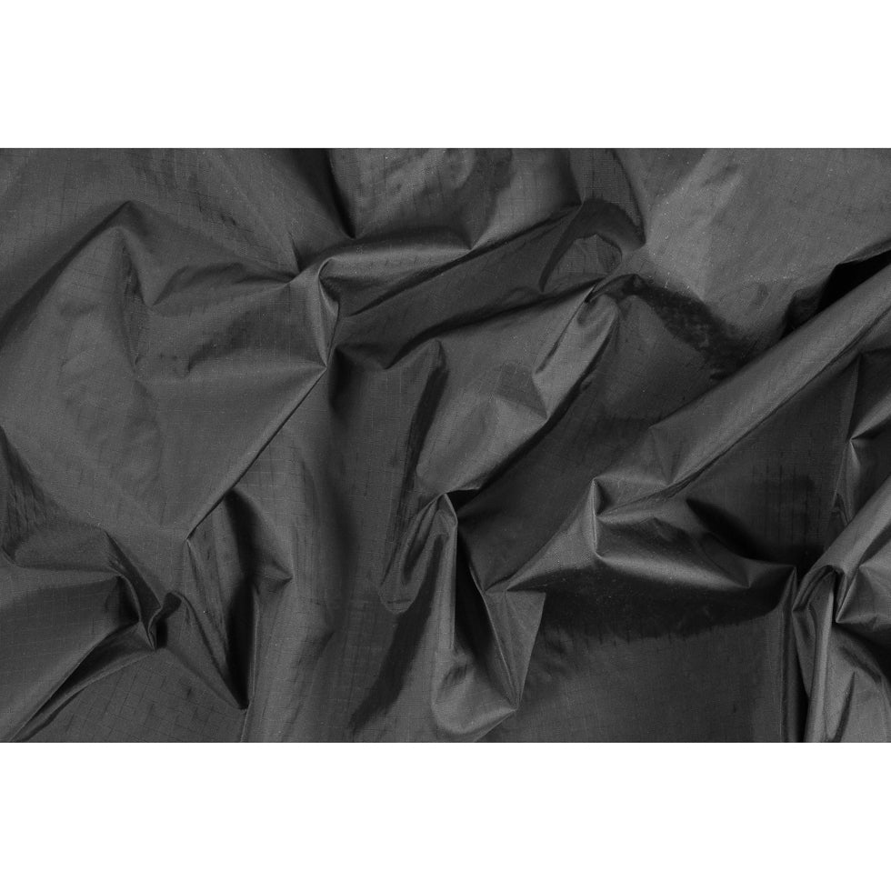 Black 70 Denier Square Nylon Ripstop - Folded