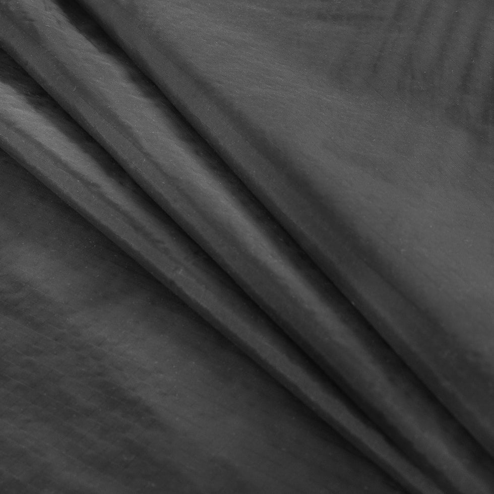 Black 70 Denier Square Nylon Ripstop - Detail