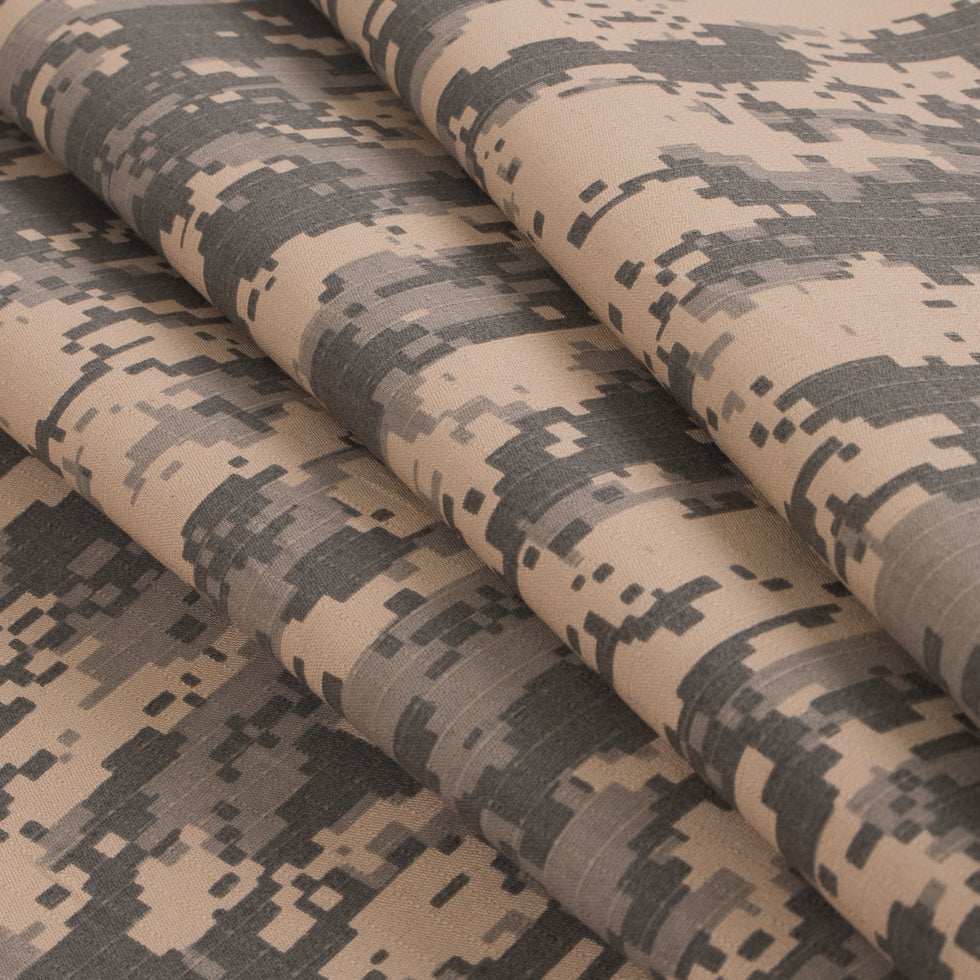 Digital Camo Cotton Ripstop - Army Combat Uniform Detail