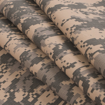 Digital Camo Cotton Ripstop - Army Combat Uniform Detail