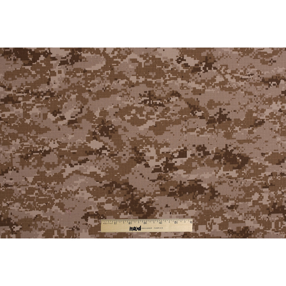 Digital Camo Cotton Ripstop - Desert Stalker Folded